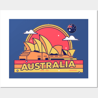 Australia Posters and Art